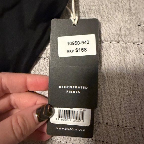 Seafolly Collective Cross Back One Piece in Black Size 10 - Picture 3 of 4